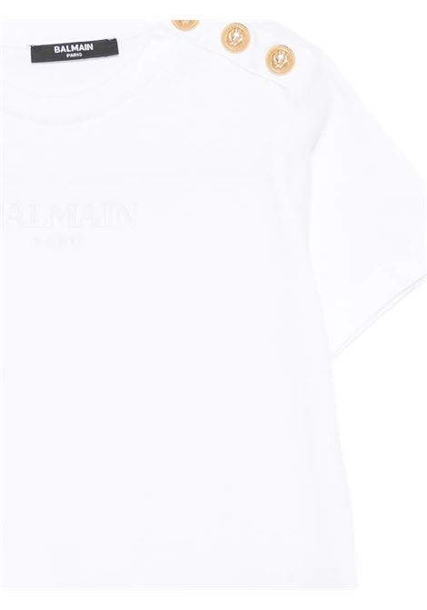 T-shirt con logo BALMAIN KIDS | BZ8I81 Z3672100OR